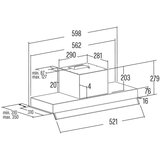 Cata ASPIRATOR ARMONIA 60 BK CRNI | ePonuda.com