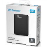 Eksterni disk WD HDD 1TB ext 2.5 USB3.0 Elements Black | Eponuda.ba