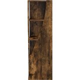  Kutni ormarić Dimljeni hrast 32x32x102cm Konstruirano drvo | shoptok.hr