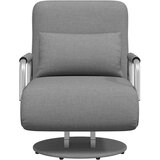  Okretna stolica sofa krevet od tkanine svjetlosivi | shoptok.hr
