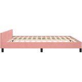  Okvir za krevet s uzglavljem bez madraca 160x200 cm baršunasti | shoptok.hr