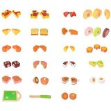ECO TOYS Drvene namirnice za seckanje 23 dela | ePonuda.com