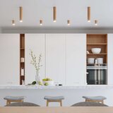  Stropna svetilka ZEKE 3 hrast, (21347718) | Shoptok.si