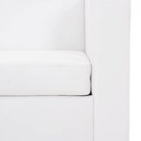  Trosjed od umjetne kože bijeli | shoptok.hr