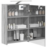  Kopalniška ogledalna omara Siva Sonoma 43 x 16 x 62.5 cm, (5000233377) | Shoptok.si