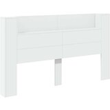  Nočna omarica z LED Bela 180 x 16,5 x 103,5 cm Konstruiran les, (5000142521) | Shoptok.si