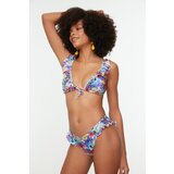 Trendyol Floral Patterned Frill Detailed Bikini Bottoms | shoptok.hr