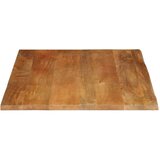 Stolna Mizna plošča z naravnim robom 100x80x3,8 cm trden mangov les, (21410724) | Shoptok.si