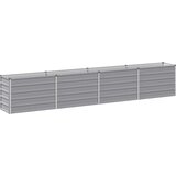  Povišeni vrtni krevet Siva 320 x 40 x 55 cm | shoptok.hr