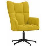  Stolica za opuštanje boja senfa baršunasta | shoptok.hr