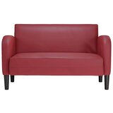  Loveseat kavč vinsko rdeča 110 cm umetno usnje, (21749677) | Shoptok.si