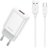 Jellico adapter EU01 12W 2,4A USB A s kablom Tyoe C - (EU Blister) bel Cene
