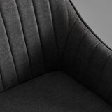 Bessagi Home Barski Stol Leonie, Temno Siva, Vrtljiv | Shoptok.si