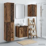  Set namještaja za kupaonicu 3 kom. Staro drvo Smeđa 33 x 34.5 x 160 cm | Shoptok.si