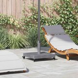 vidaXL Osnove za vanjske suncobrane Tamno drvo 45 x 45 x 32 cm Cijene