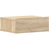 Viseći noćni ormarić boja hrasta 40x30x15 cm konstruirano drvo | Eponuda.com