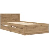  Krevetna konstrukcija 2 kom. Hrast artisan Konstruirano drvo | shoptok.hr