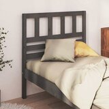  Uzglavlje za krevet sivo 96 x 4 x 100 cm od masivne borovine | shoptok.hr