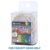 Aigostar LED božićna girlanda 40×LED/2×3V, 4 m, višebojna | Eponuda.com