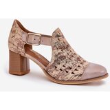 Maciejka Women's Leather Perforated Ankle Boots | Shoptok.si