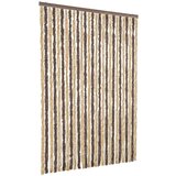 Furnova Zavesa proti mrčesu temno rjava in bež 118x220 cm šenilja, (21917785) | Shoptok.si