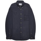 Portuguese Flannel Srajce z dolgimi rokavi Lobo Shirt - Navy Modra Cene