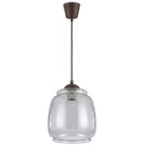Brilagi LED luster na sajli R GLASS 1xE27/60W/230V pr. 26 cm braon/zadimljeno-siva Cene