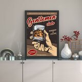 Wallity uramljena slika Gentlemen Club, 40x55 cm | ePonuda.com