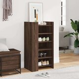 vidaXL Omarica za čevlje rjavi hrast 52x37,5x100 cm inženirski les | Shoptok.si
