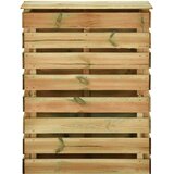  Komposter s letvicama 4 pcs Zelena 110 x 58 x 113 cm | shoptok.hr