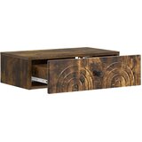 Stolna montirana na zid Dimljeni hrast 59 x 34 5 x 17 cm | shoptok.hr
