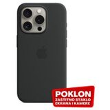 Apple originalna silikonska maskica sa Magsafe iPhone 15 Pro Crna | Eponuda.ba