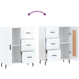  Komoda sjajna bijela 69 5x34x90 cm od konstruiranog drva | shoptok.hr