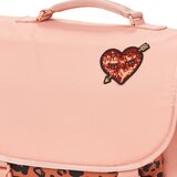Stones and Bones Šolska torba CARTABLE 38 CM LUPIN WILD HEART Rožnata | Shoptok.si