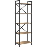  Polica Umjetnički hrast 56 x 34 x 171 cm Konstruirano drvo | shoptok.hr