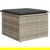  Set vrtnih sofa od 9 komada s jastucima Svjetlosiva Poly Ratan | shoptok.hr