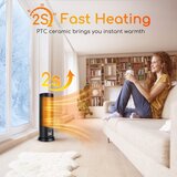 Aigostar Električni grejač 1500 W/230 V sa daljinskim upravljačem | Eponuda.com