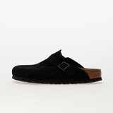 Birkenstock Sneakers Boston Soft Footbed Velvet Leather Black EUR 45 Cene