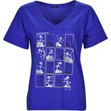 One Step Majice s kratkimi rokavi FW10001 Modra | Shoptok.si