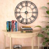  Starinski zidni sat s kvarcnim mehanizmom metalni 60 cm XXL | shoptok.hr
