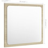  Kupaonsko ogledalo boja hrasta 40x1,5x37 cm konstruirano drvo | shoptok.hr