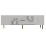 Hanah home TV komoda Dekol2, 150x48,2x29,6 cm, Bijelo-Zlatne boje | Eponuda.ba