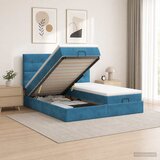  od pjene s madracem i LED-om Tamno plava 160 x 200 cm | shoptok.hr