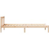  Dugi okvir kreveta bez madraca 100 x 220 cm masivna borovina | shoptok.hr