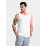 Ombre Men's BASIC cotton tank top - white | shoptok.hr