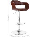  Barski stolček rjavo umetno usnje, (20817357) | Shoptok.si