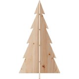 vidaXL Drveno ukrasno božićno drvce 80 cm od masivne borovine | shoptok.hr