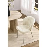 P & B STOL, les, kovina, tekstil bež | Shoptok.si