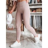 DStreet Legginsy damskie z wysokim stanem ACTIVIS jasnofioletowe | shoptok.hr