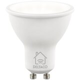 Deltaco SMART HOME LED Žarulja GU10 s WiFi, 5W, 470lm, 2700K-6000K, Bijela | shoptok.hr
